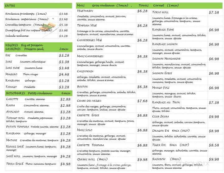 Ikura Sushi Bromont - Bromont, QC menu_pic