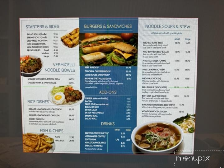 Steveston Harbour Riverside Cafe - Richmond, BC menu_pic