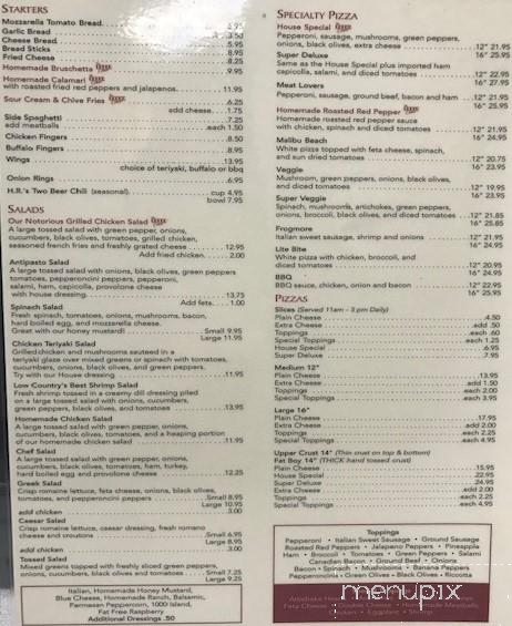 The Upper Crust - Okatie, SC menu_pic