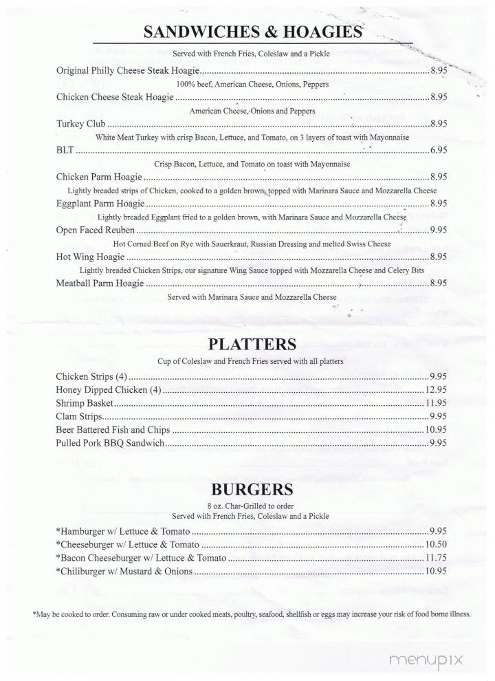 Halfway House Restaurant & Tavern - Honesdale, PA menu_pic