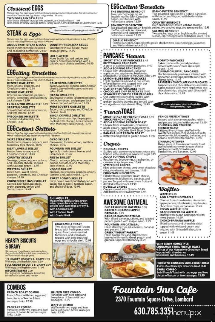 Berrylicious Breakfast Club - Lombard, IL menu_pic