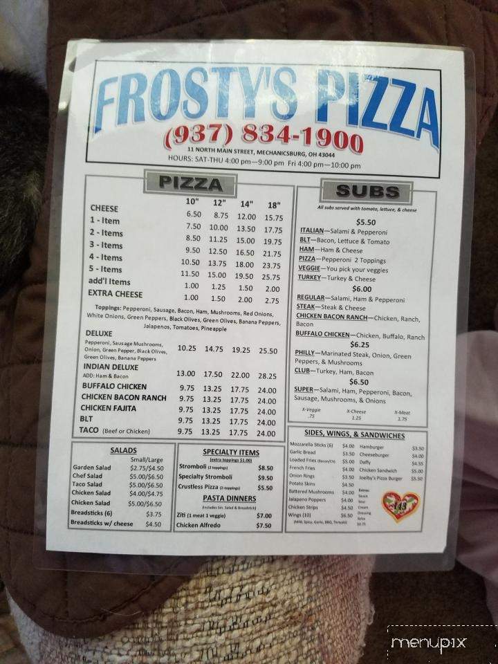Frosty's Pizza - Mechanicsburg, OH