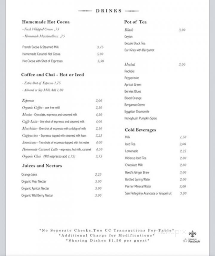 Dolce - Kingston, NY menu_pic