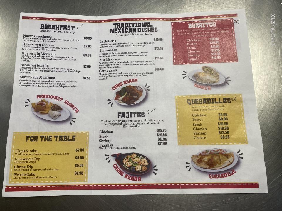 La Veracruzana - Roxboro, NC menu_pic