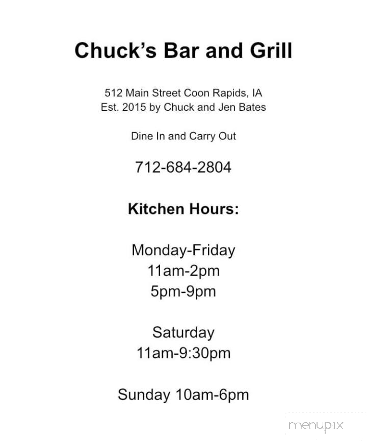 Chuck's Place - Coon Rapids, IA