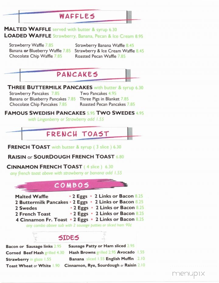 Waffle Shop Family Restaurant - Loves Park, IL menu_pic