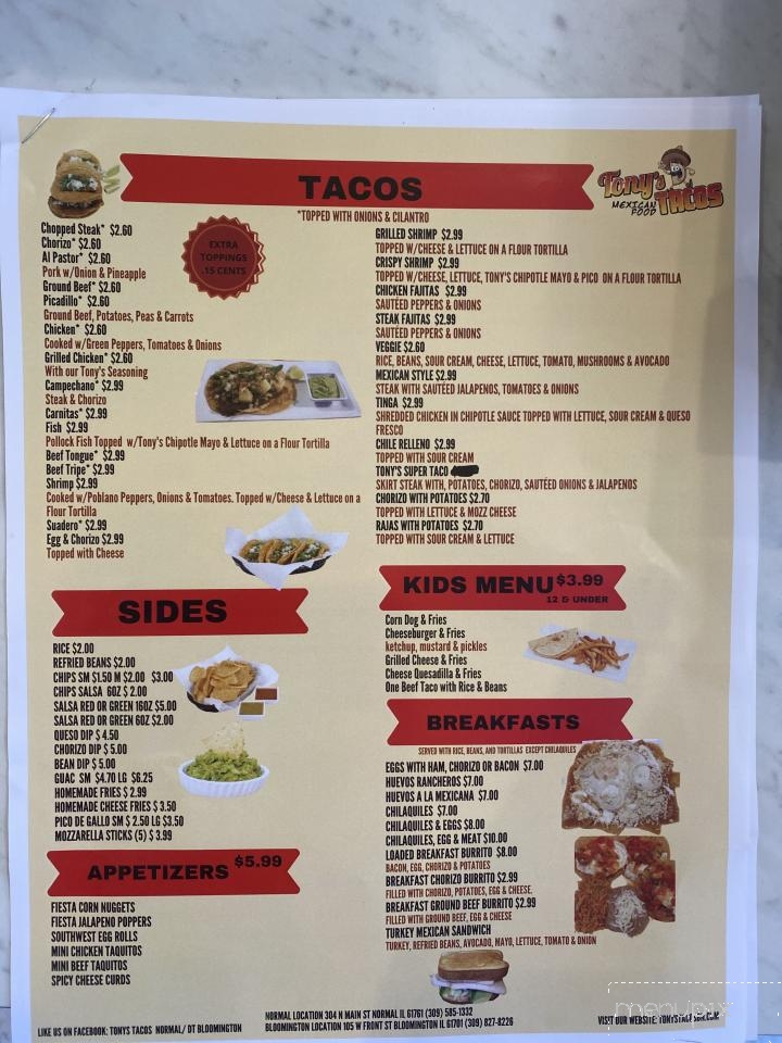 Tony's Tacos - Normal, IL