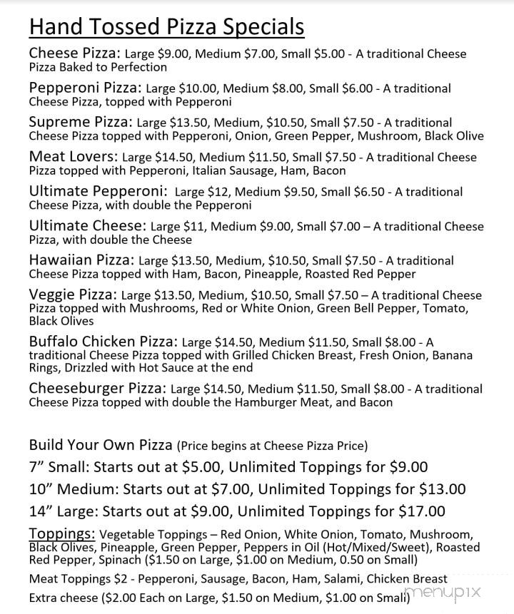 Washington Square - Clarksburg, WV menu_pic