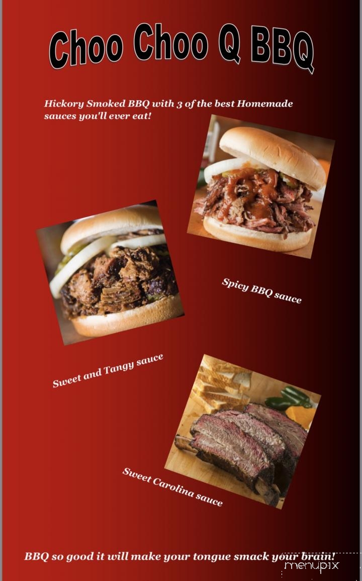 Choo-Choo Q Barbecue - Somerset, KY menu_pic