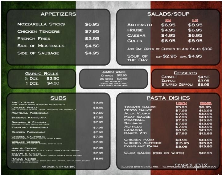 Napoli's Pizzeria - Minneola, FL menu_pic