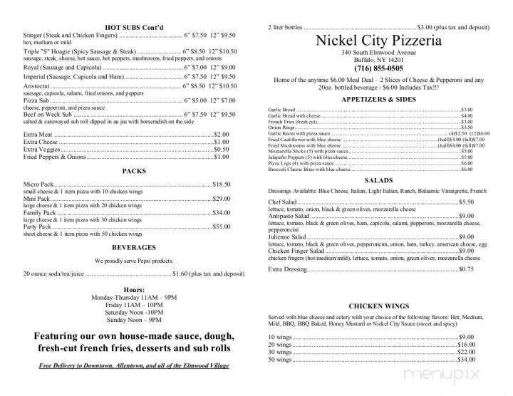 Nickel City Pizzeria - Buffalo, NY