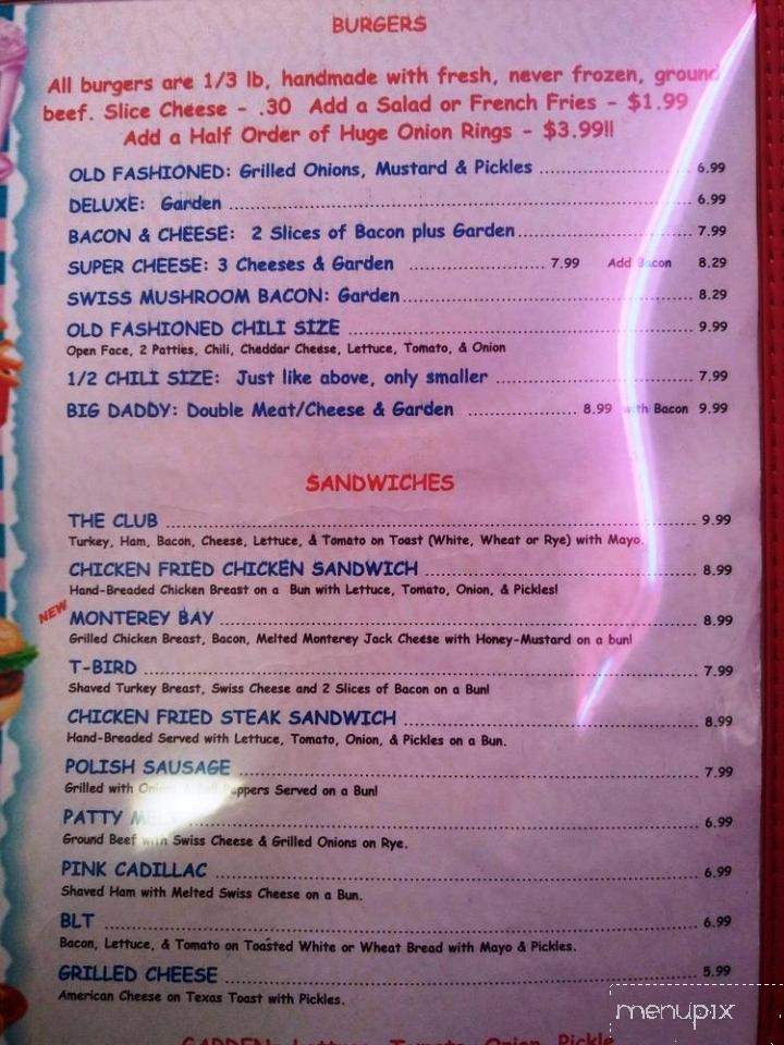 Sherri's Diner - Oklahoma City, OK menu_pic