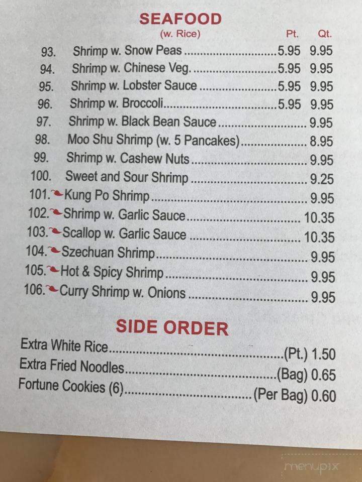 Peking Kitchen - Wingdale, NY menu_pic