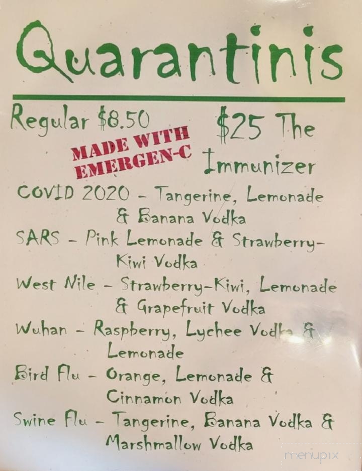 Franklin County Distilleries - Boones Mill, VA menu_pic