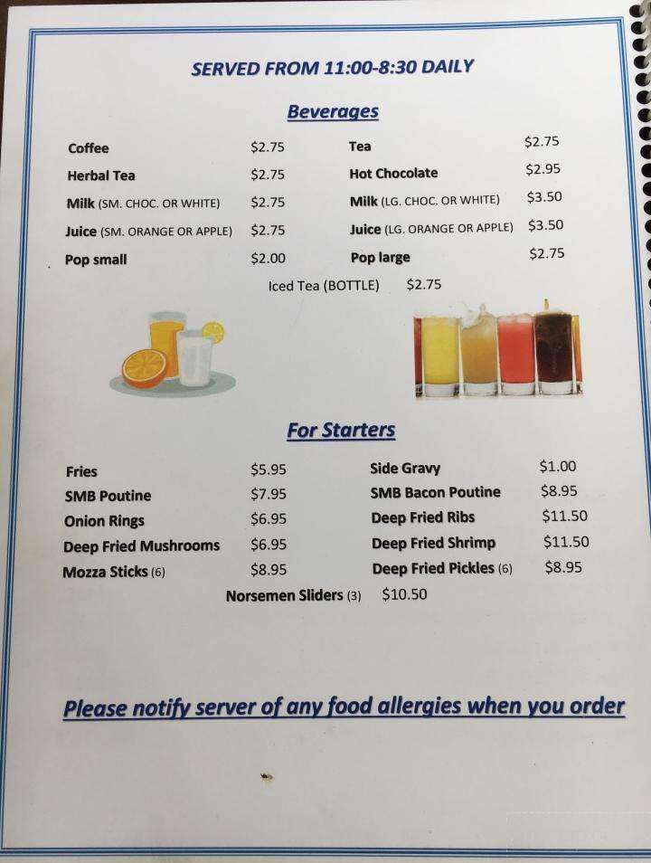 Strawberry Junction - Kinuso, AB menu_pic