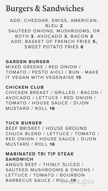 Friar Tuck's Restaurant & Bar - Nevada City, CA menu_pic