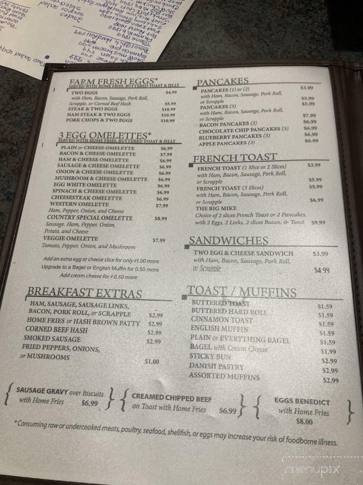 Mt Bethel Diner - Mount Bethel, PA menu_pic