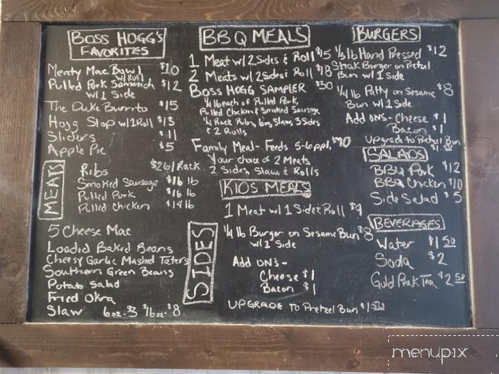 Boss Hogg's BBQ - Winlock, WA menu_pic