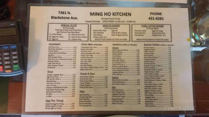 Ming Ho Kitchen Chinese Food - Fresno, CA