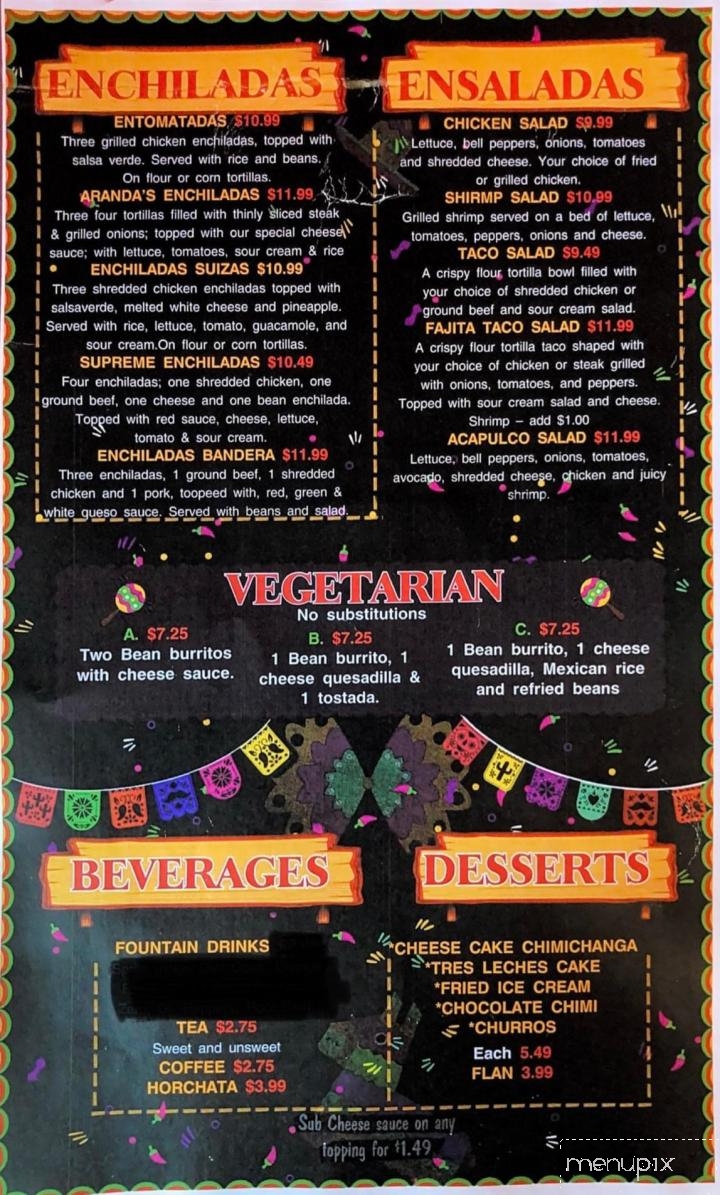 Los Molcajetes - Cushing, OK menu_pic