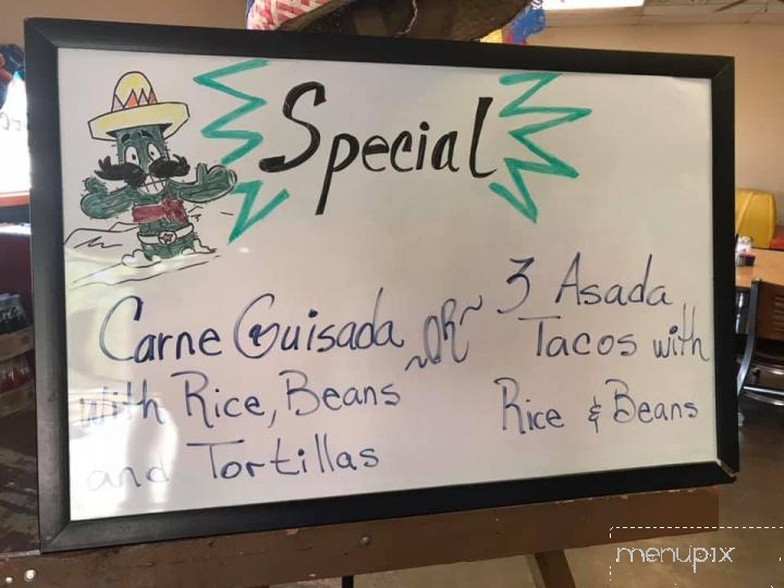 Josefina's Mexican Cafe - Azle, TX menu_pic