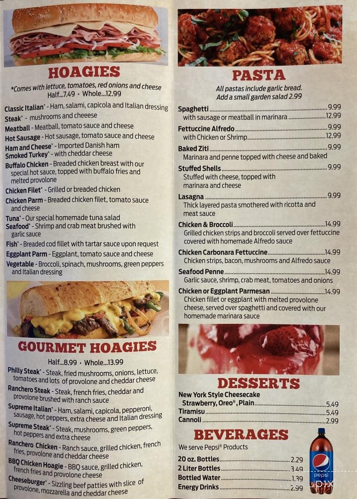 Pizza Bosa - Pittsburgh, PA menu_pic
