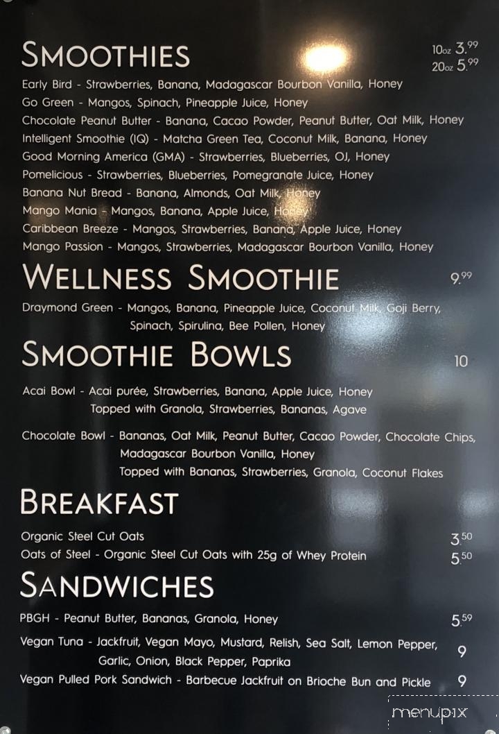 Juice Nation - Lansing, MI menu_pic