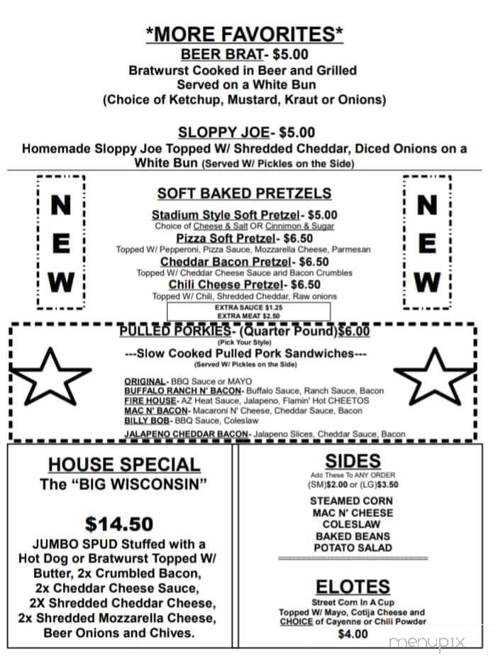 Vinces' Gourmet Hotdogs and MORE - Beloit, WI menu_pic