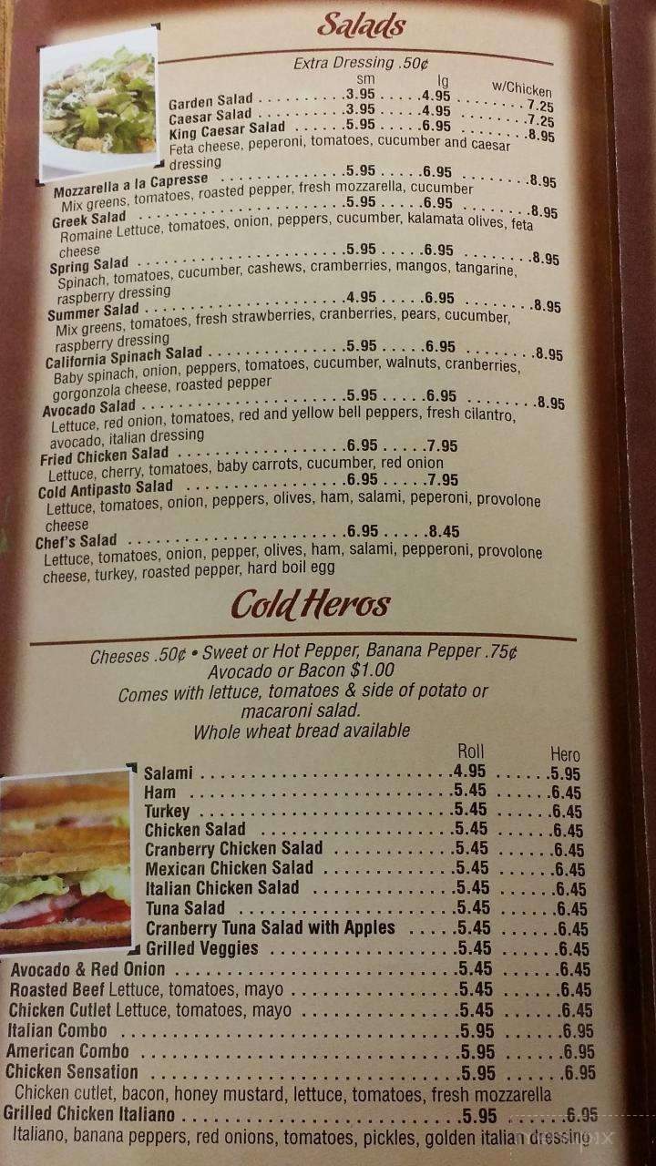 Sal's Pizza - Spring Valley, NY menu_pic