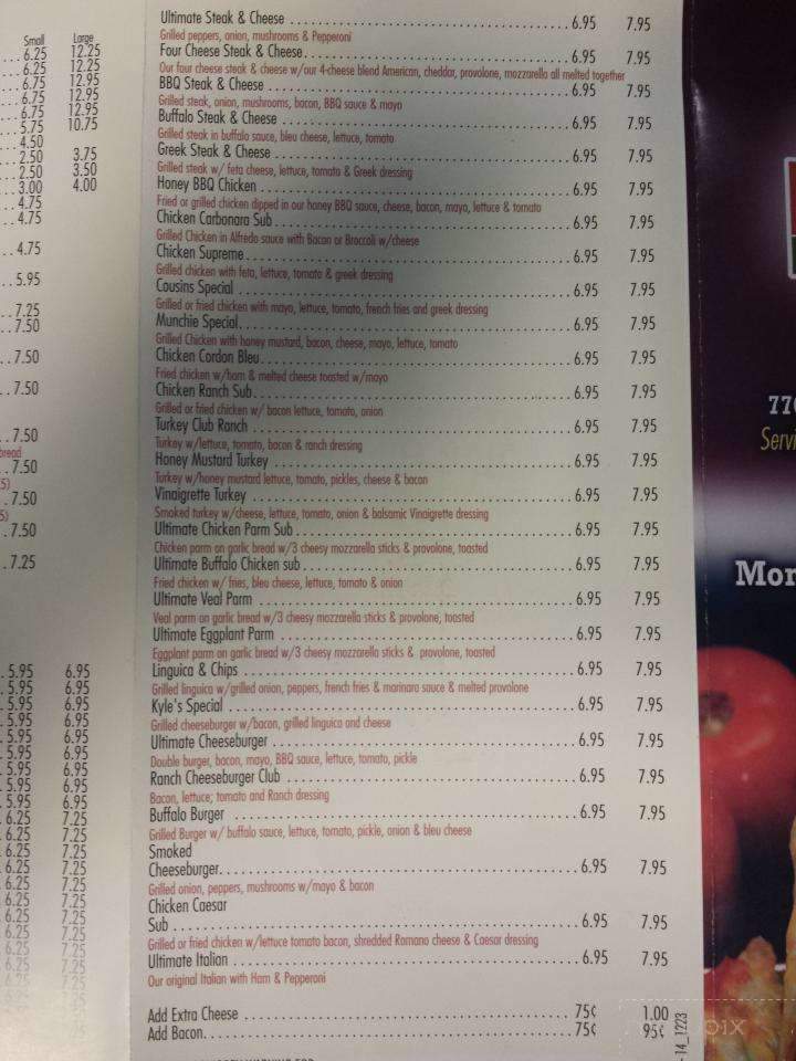 Brother's Pizza - Raynham, MA menu_pic