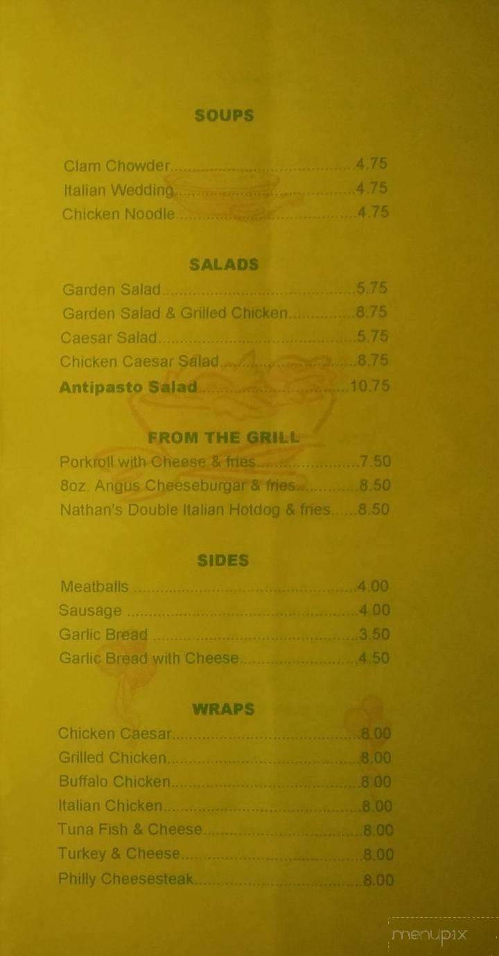 Giampapa's Pizzeria - Toms River, NJ menu_pic