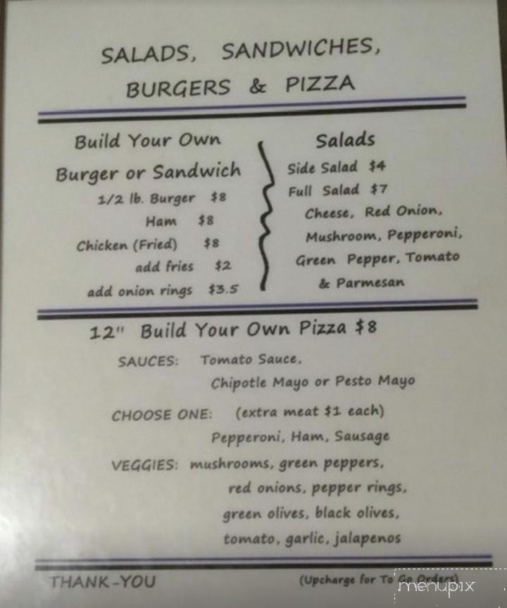 The Point - Newport, MI menu_pic