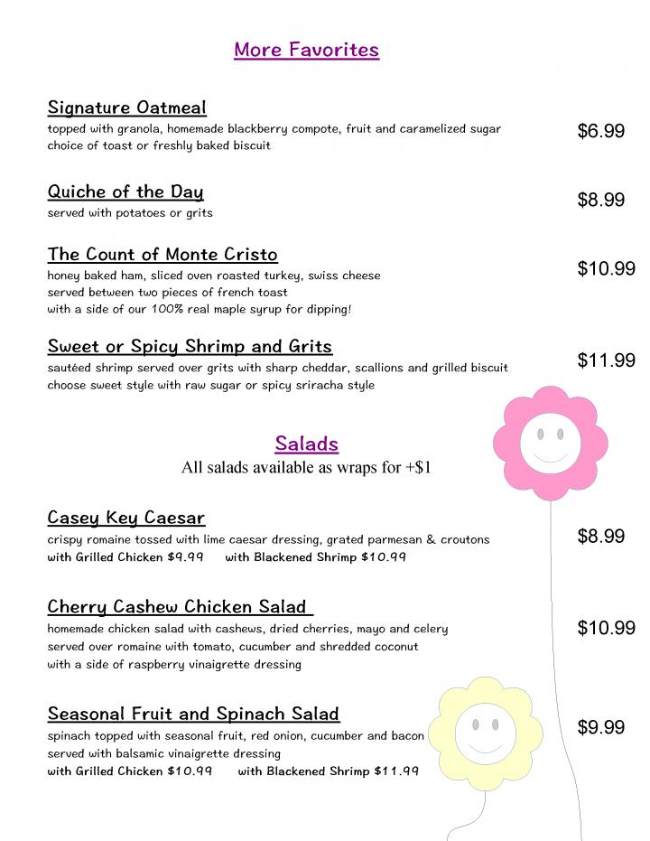 The Breakfast Cottage - Nokomis, FL menu_pic