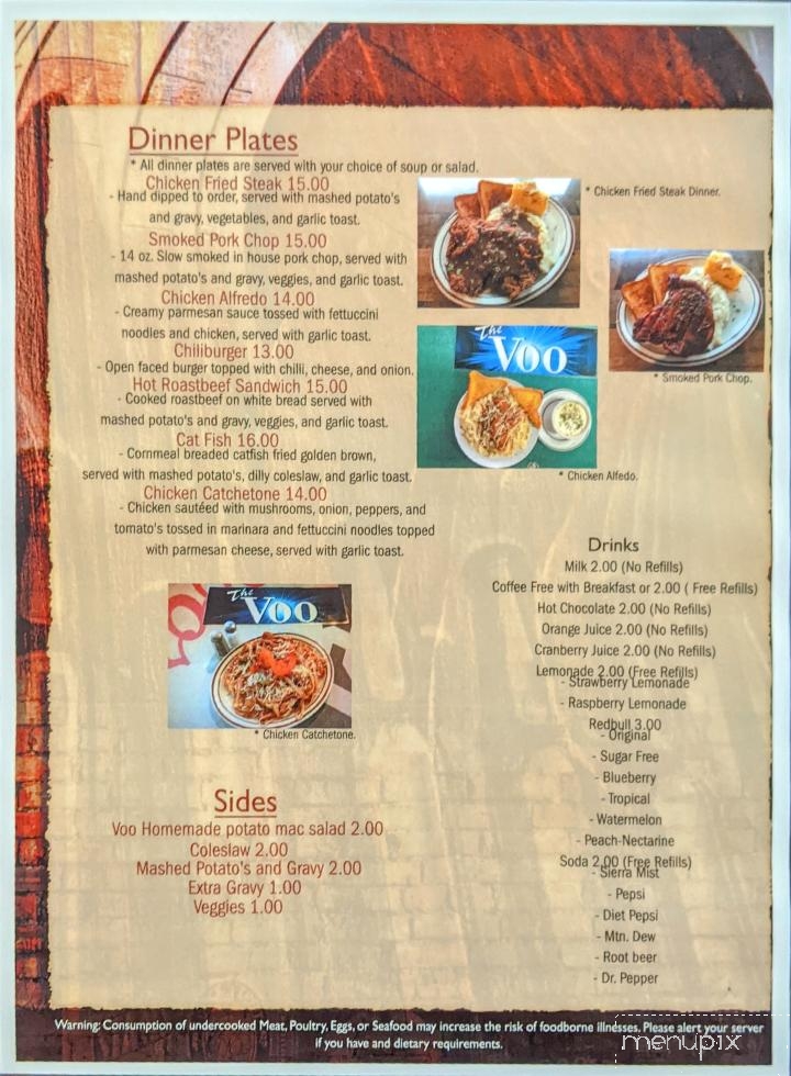 Ron-D-Voo Tavern - Harrisburg, OR menu_pic