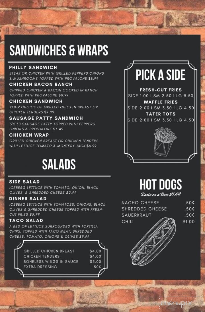 High Street Pub & Grill - Sharpsville, PA menu_pic