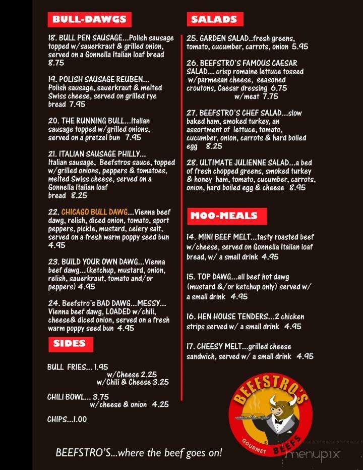 Beefstro's Gourmet Beefs - Naples, FL menu_pic