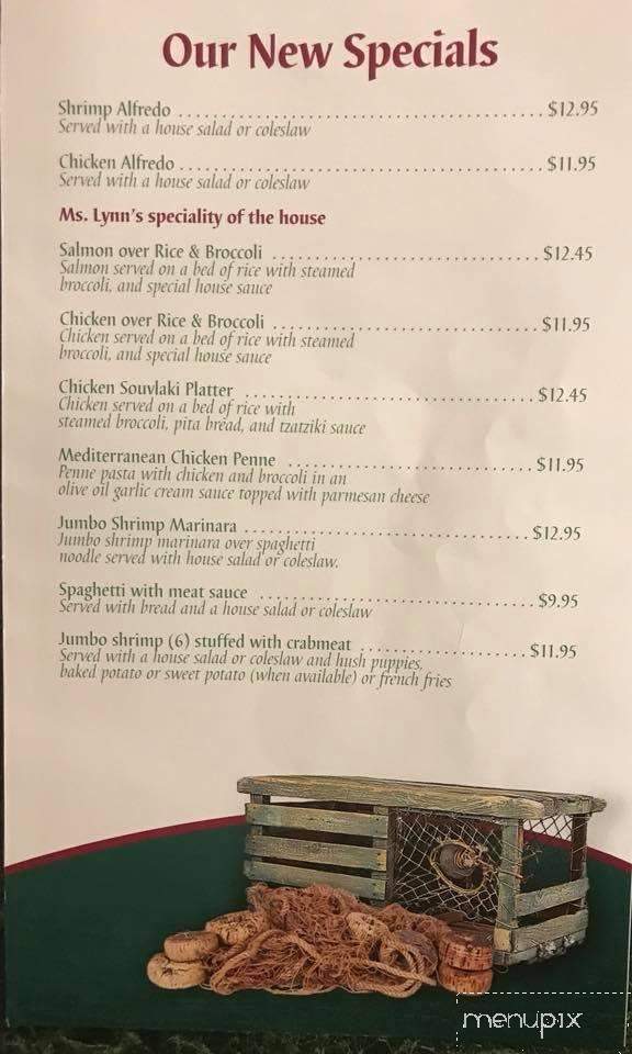 Skipper's Seafood Restaurant - Thomasville, NC menu_pic