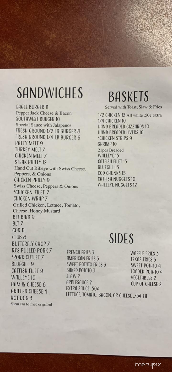 Eagle Nest - Addieville, IL menu_pic