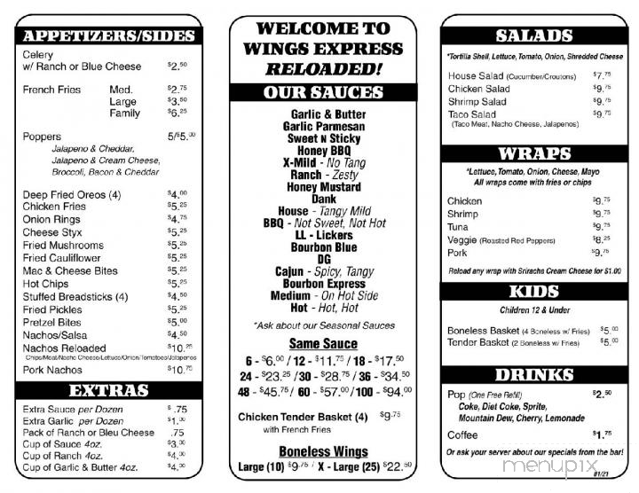 Wings Express Reloaded - Hubbard, OH menu_pic