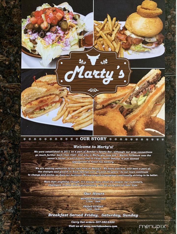 Marty's Family Restaurant & Bombers Sports Bar - Rock Springs, WY