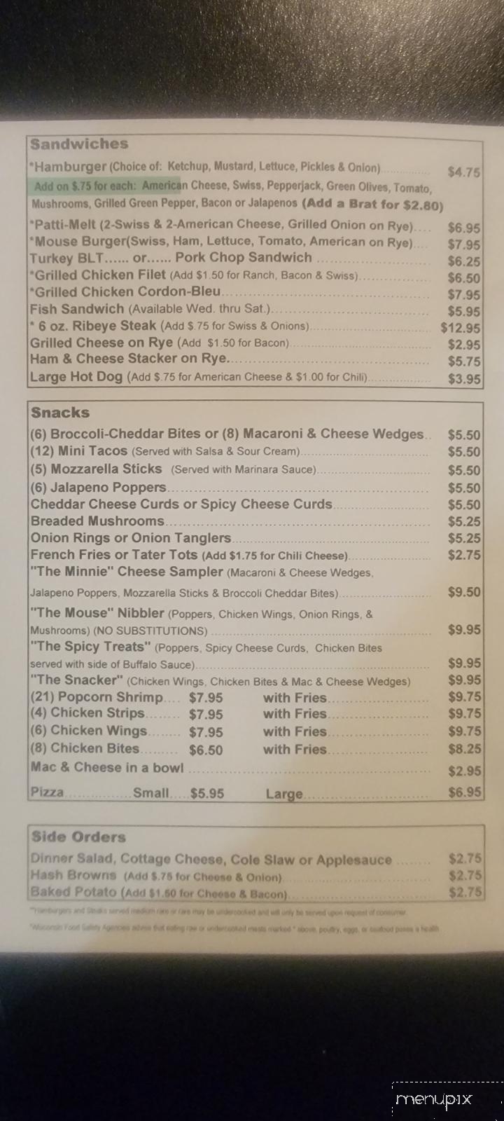 Mouse Tavern & Restaurant - Beloit, WI menu_pic