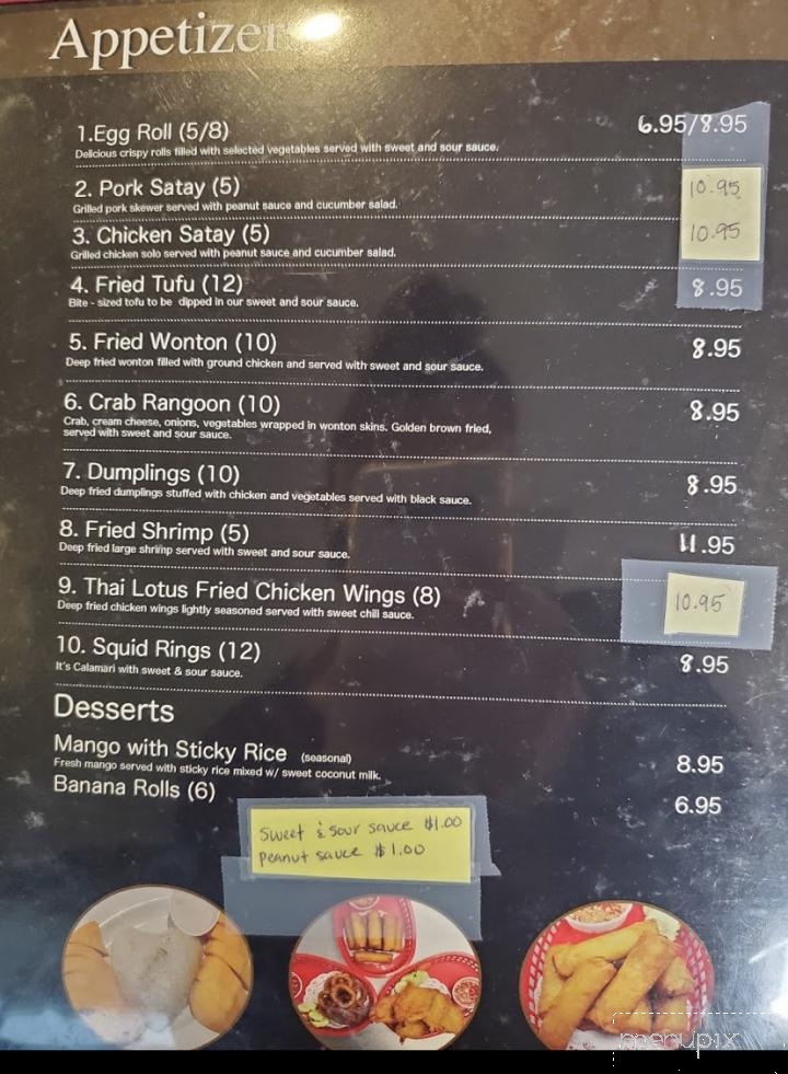 Thai-Lotus Restaurant - Hesperia, CA menu_pic