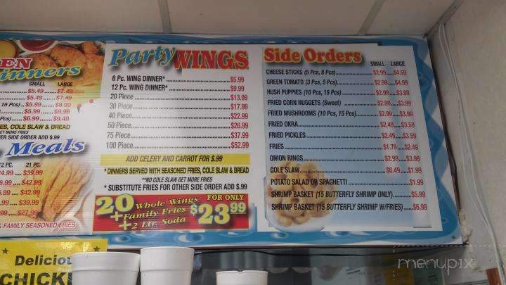 JR Fish & Chicken - Memphis, TN menu_pic
