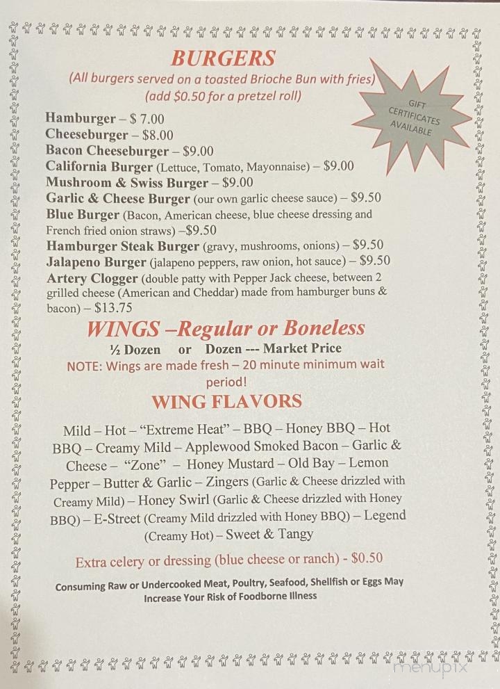 M & M Redzone - Mahanoy City, PA menu_pic