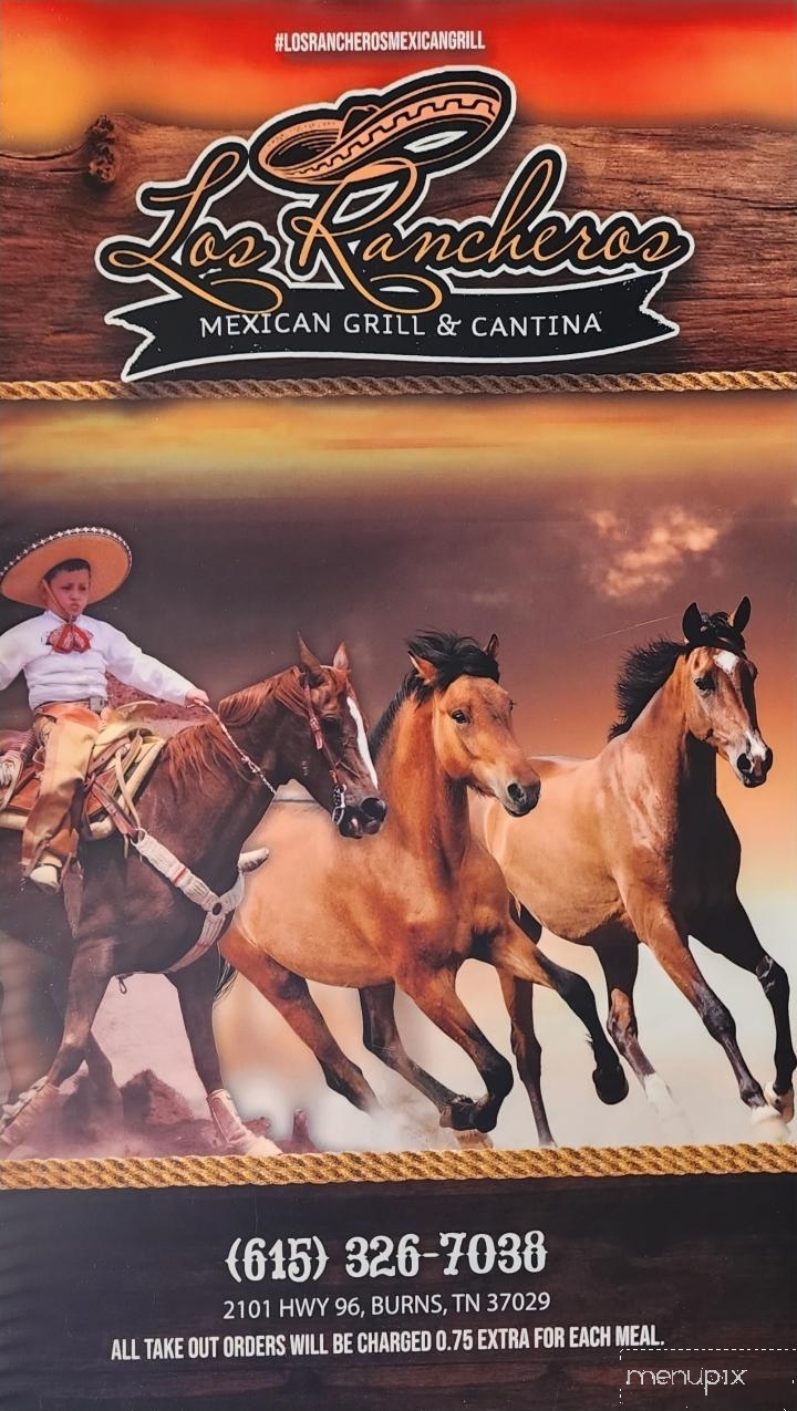 Los Rancheros - Burns, TN menu_pic