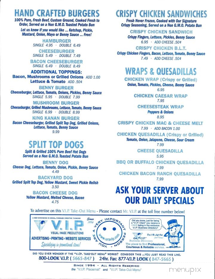 Ben's Fresh - Port Jervis, NY menu_pic