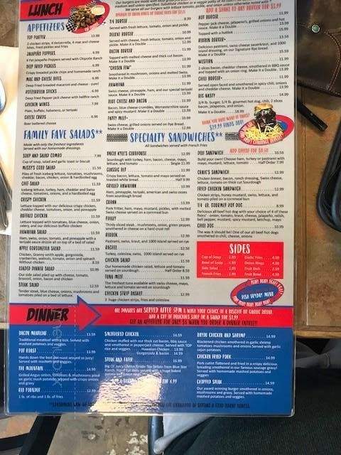 Menu of That One Place in Port Orchard, WA 98366