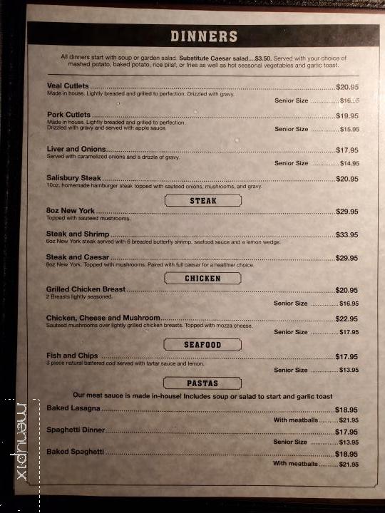 Heartland Menu Templates