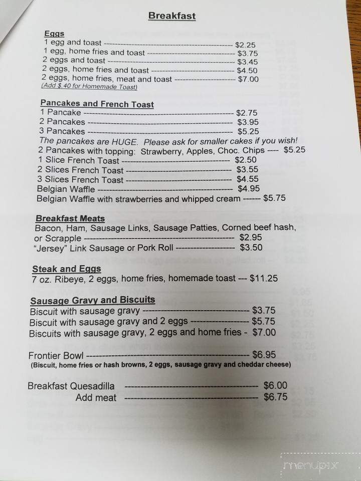 Suky's Diner - Towanda, PA menu_pic