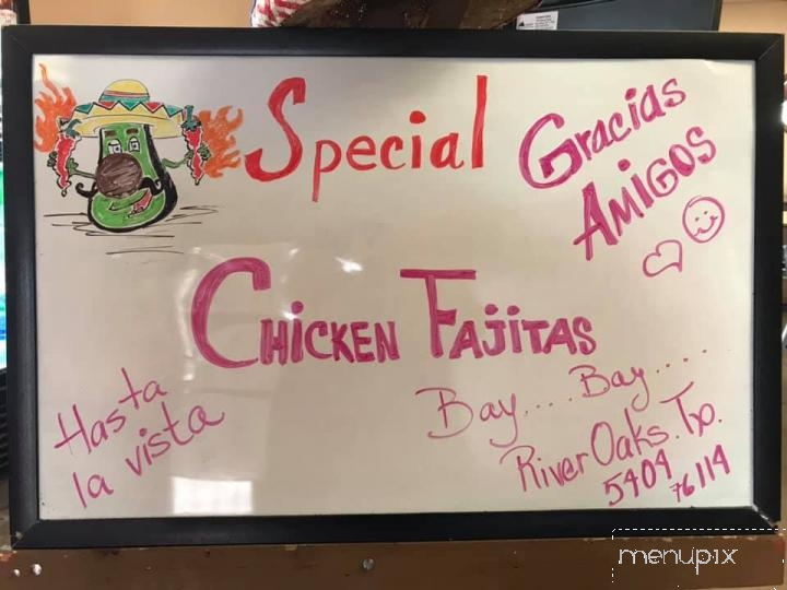 Josefina's Mexican Cafe - Azle, TX menu_pic